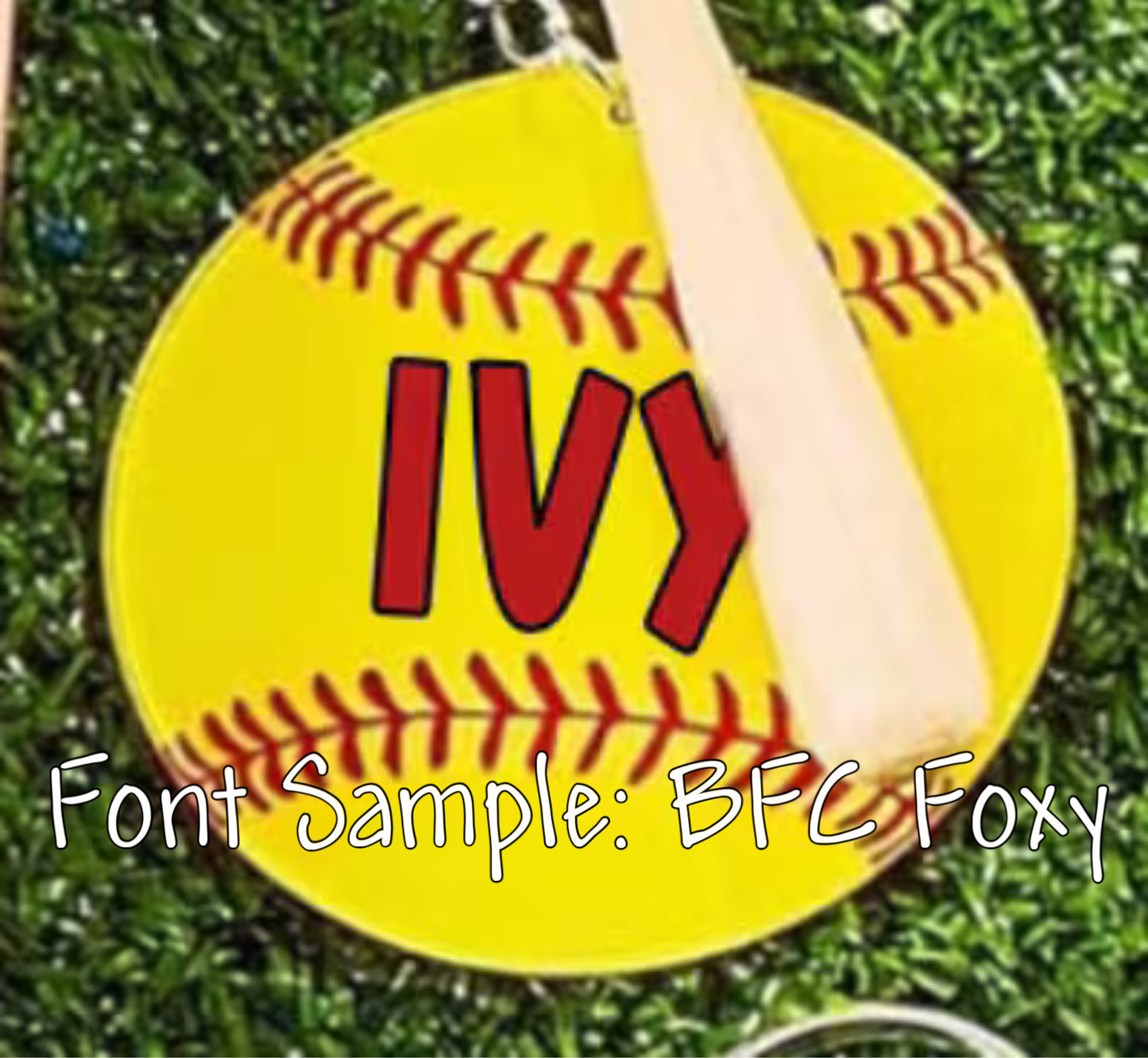Limited Quantity* Personalized Basketball Keychain/Bag Tag