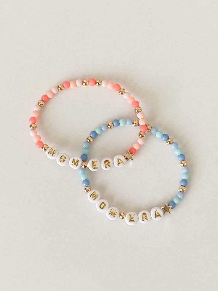 Mom Era Bauble Bracelet – Beaded Jewelry-Perfect Holiday/Christmas Gift!