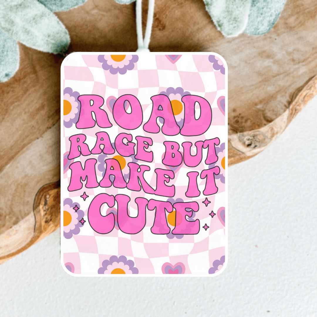 Road Rage But Make It Cute Air Freshener, Car Freshie, Car Freshy, Car decoration