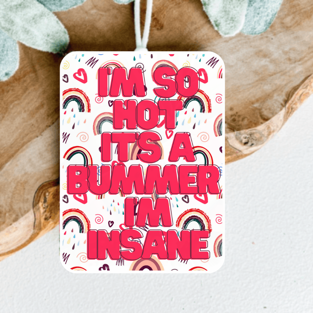 It's A Bummer I'm Insane Air Freshener, Car Freshie, Car Freshy, Car decoration
