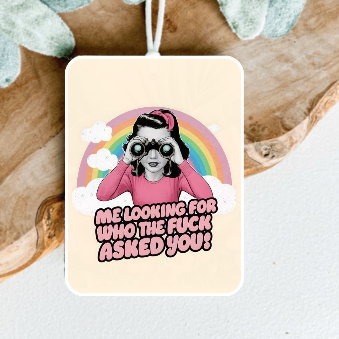 Trying to See Something Air Freshener, Car Freshie, Car Freshy, Car decoration