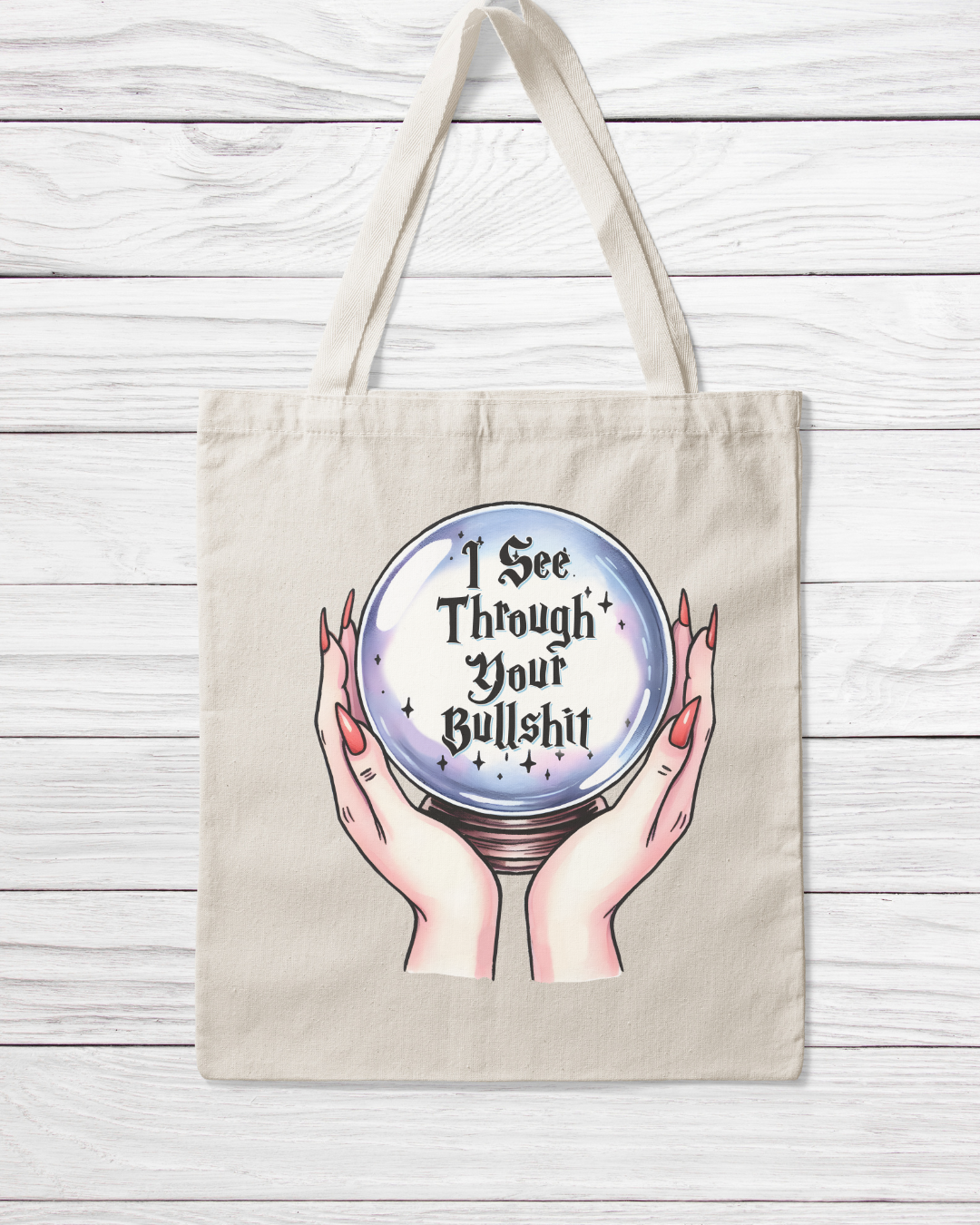 I See Through Your Bull Tote