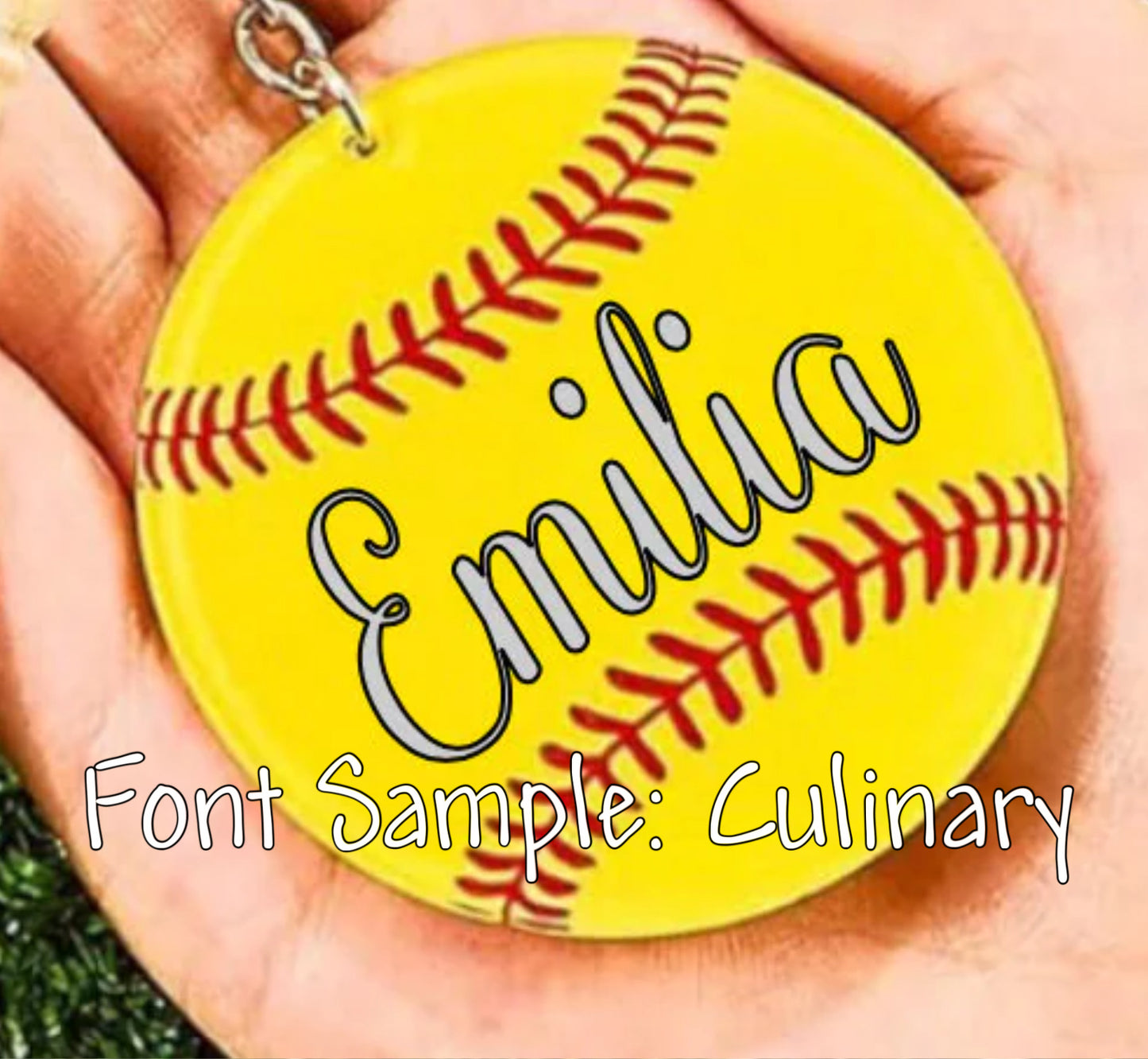 Limited Quantity* Personalized Basketball Keychain/Bag Tag