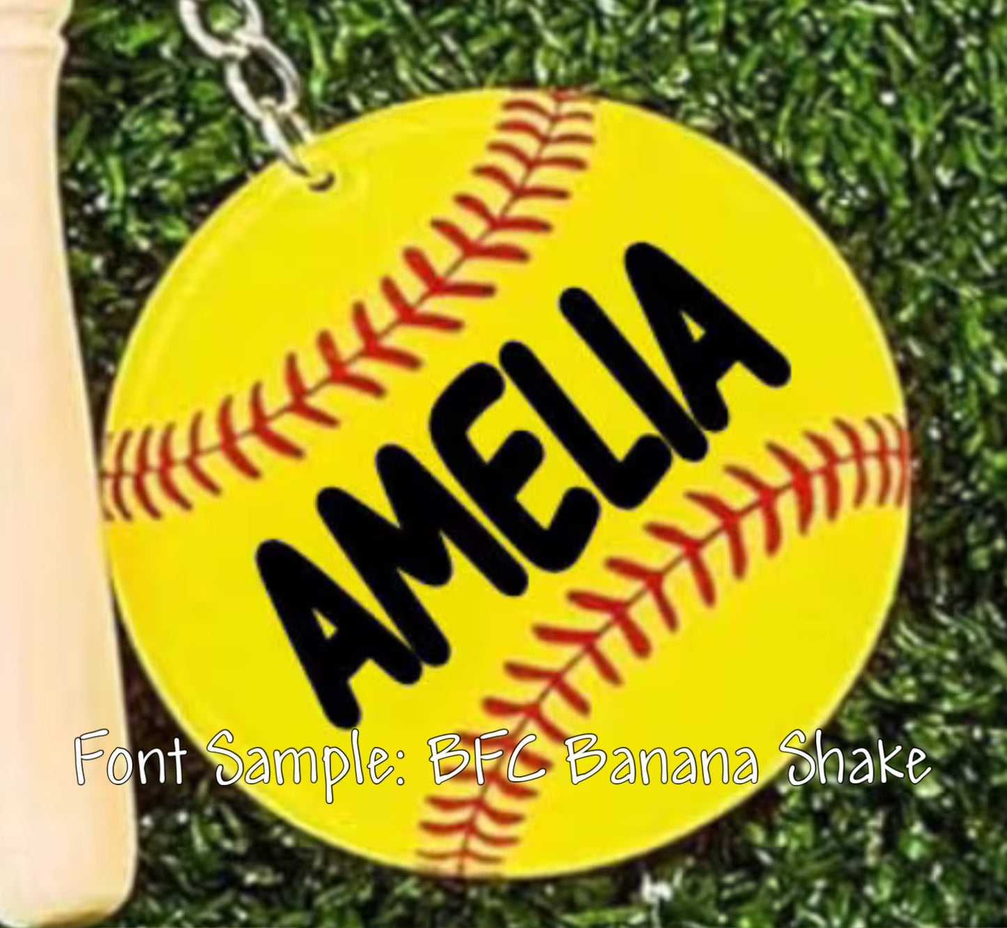 Limited Quantity* Personalized Basketball Keychain/Bag Tag