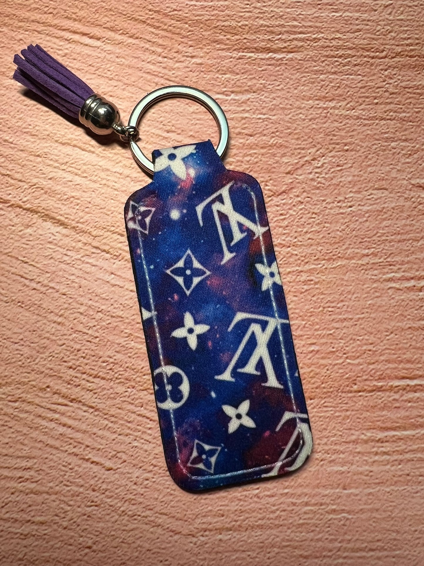 Limited Edition Designer Art Inspo Chapstick/Lighter Holder Keychain