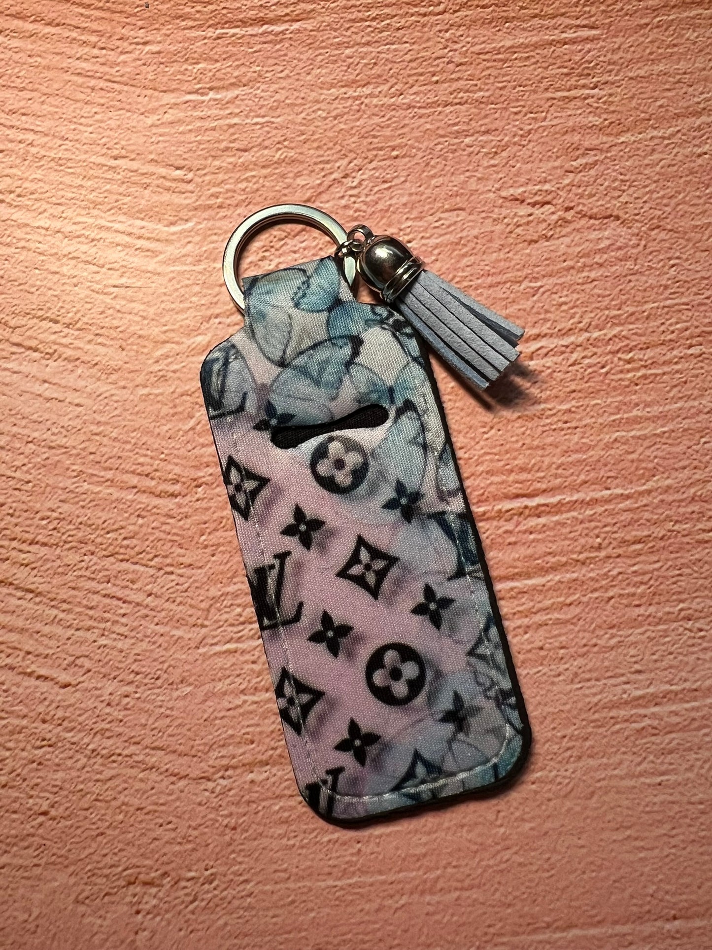 Limited Edition Designer Art Inspo Chapstick/Lighter Holder Keychain