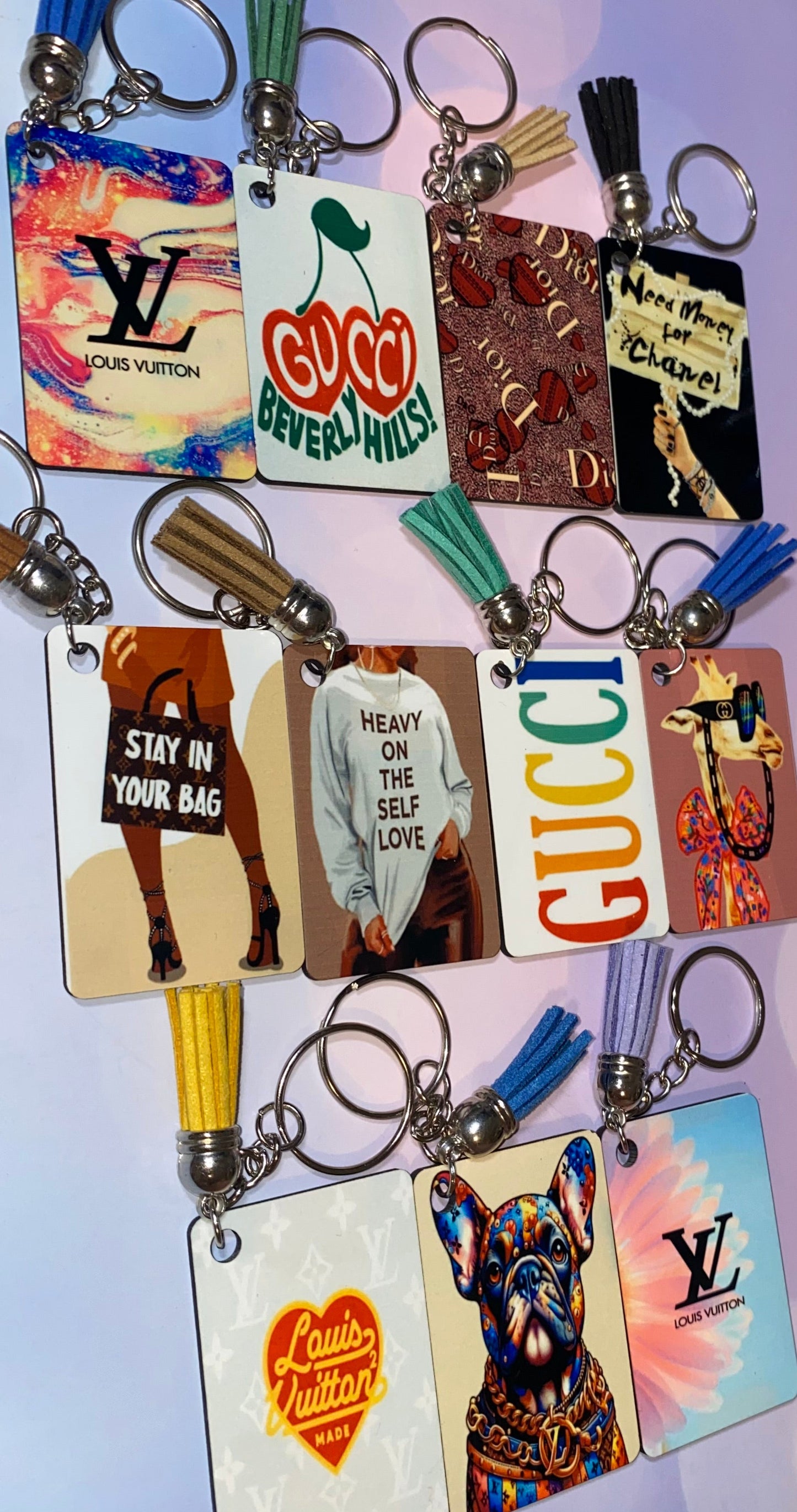 Designer Art Inspo Life is Gucci Sublimated Keychain