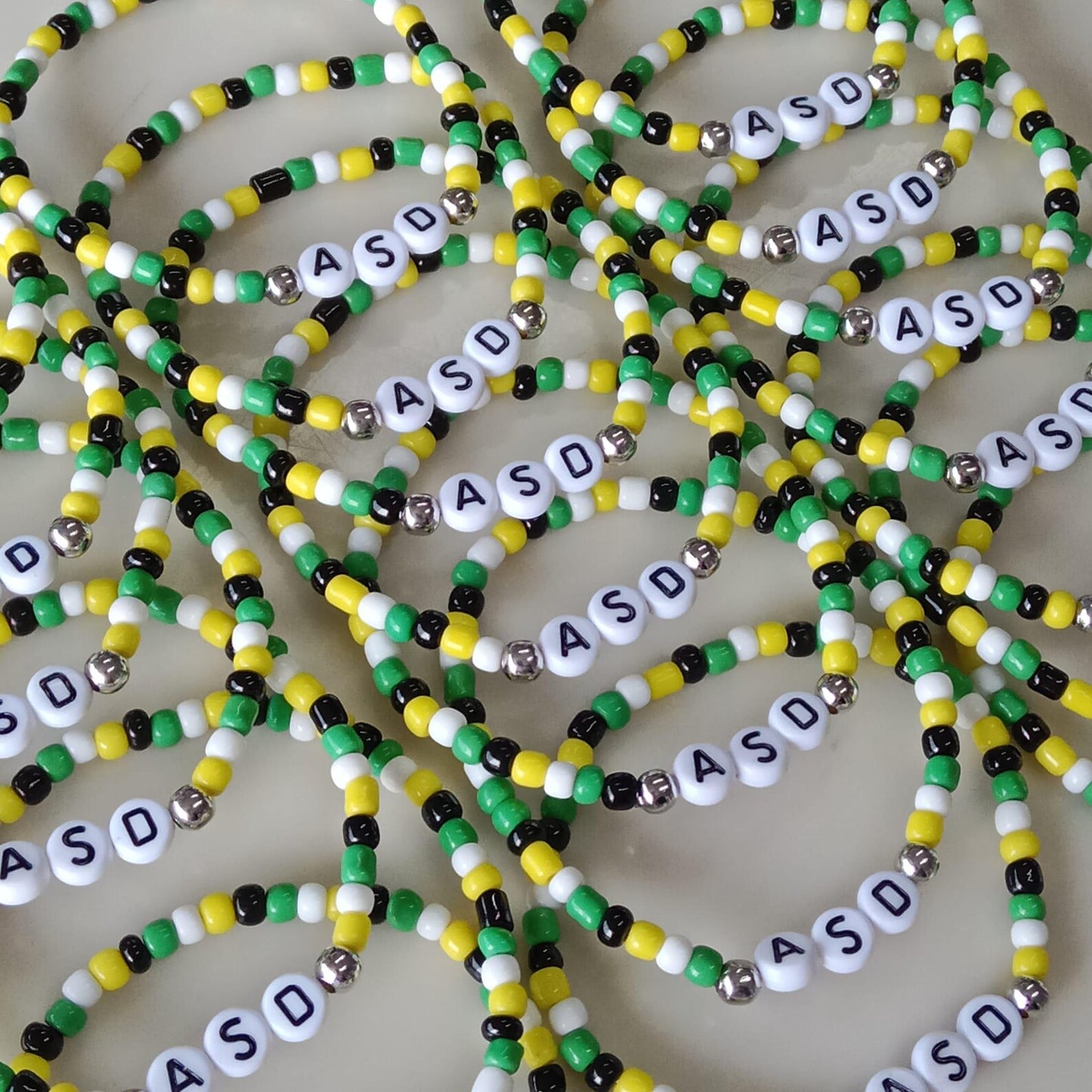 1-50-100-200-1000 Beaded World Bracelets/Friendship Bracelets/Handmade Bracelet/Teacher Gifts/Personalized Gift/Stretch Bracelets/Bulk Order