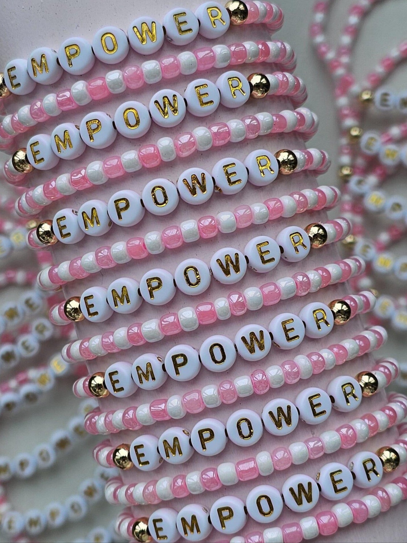 1-50-100-200-1000 Beaded World Bracelets/Friendship Bracelets/Handmade Bracelet/Teacher Gifts/Personalized Gift/Stretch Bracelets/Bulk Order