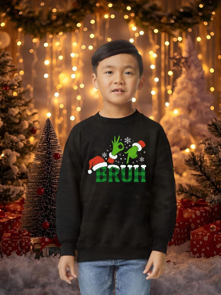 Christmas Bruh 6 7 Kids Tee or Sweatshirt