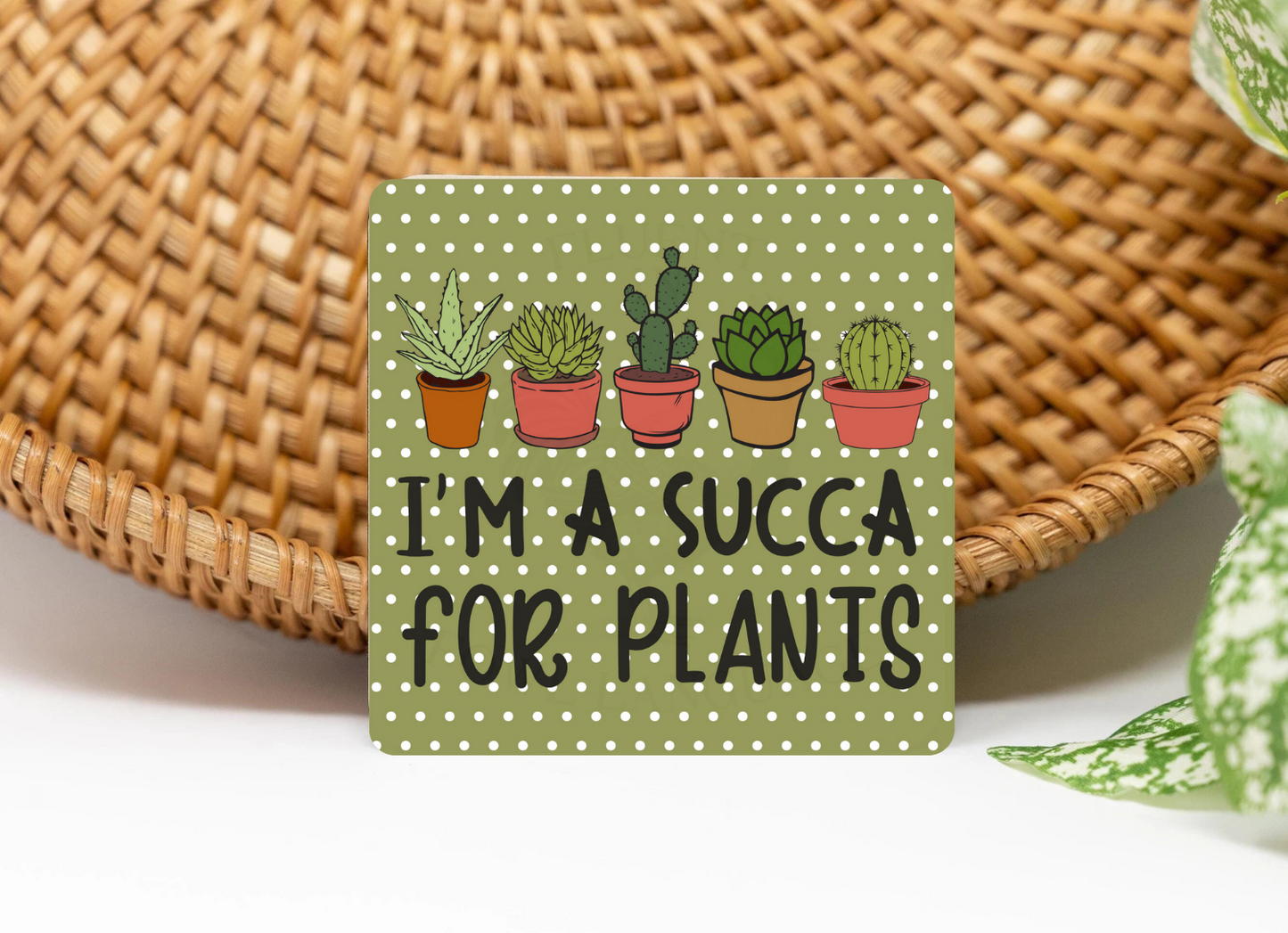 I'm A Succa 3x3 Flat Fridge Magnet, Locker Magnet