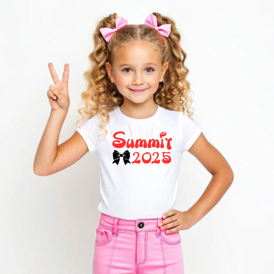 Personalized (Colors) Summit 2025 Cheer Shirt