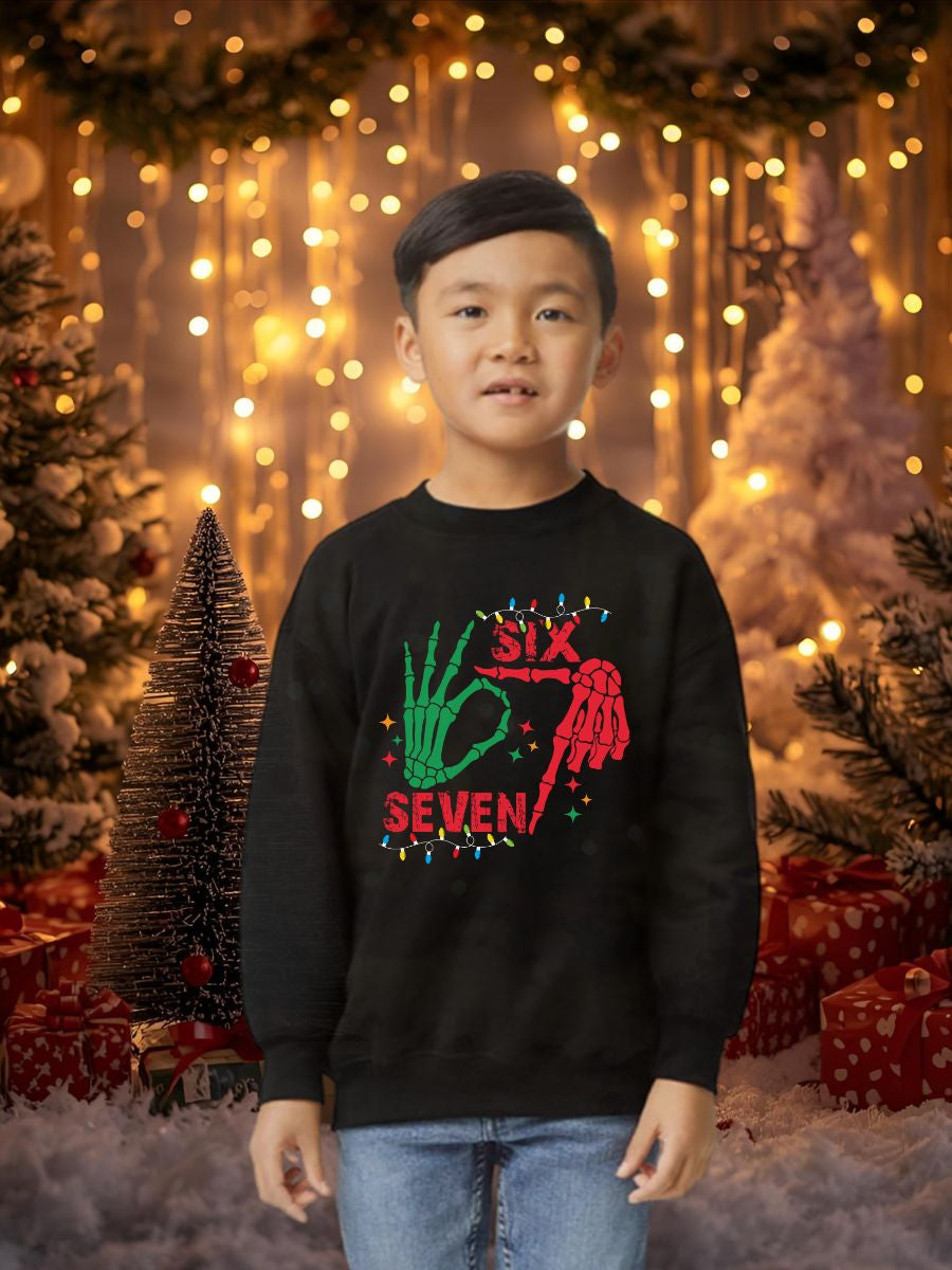 Christmas 6 7 Kids Tee or Sweatshirt