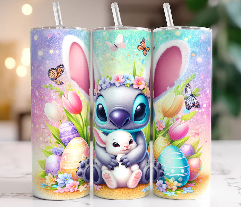 Bunny Stitch 1 Easter Tumbler