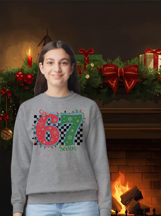 Christmas 6 7 Kids Tee or Sweatshirt