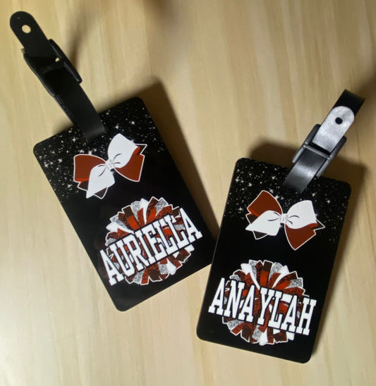 Personalized Cheer Name Luggage/Bag Tags