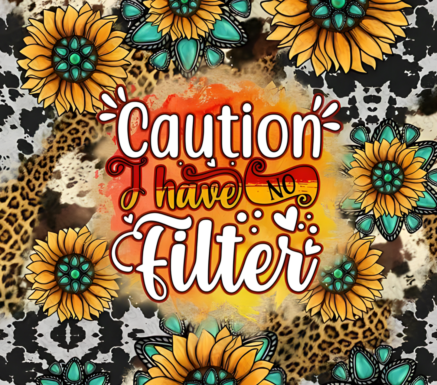 Caution No Filter Tumbler