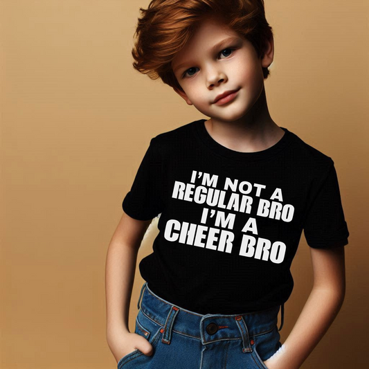 Not A Regular Bro I'm A Cheer Bro Tee 1.20.25
