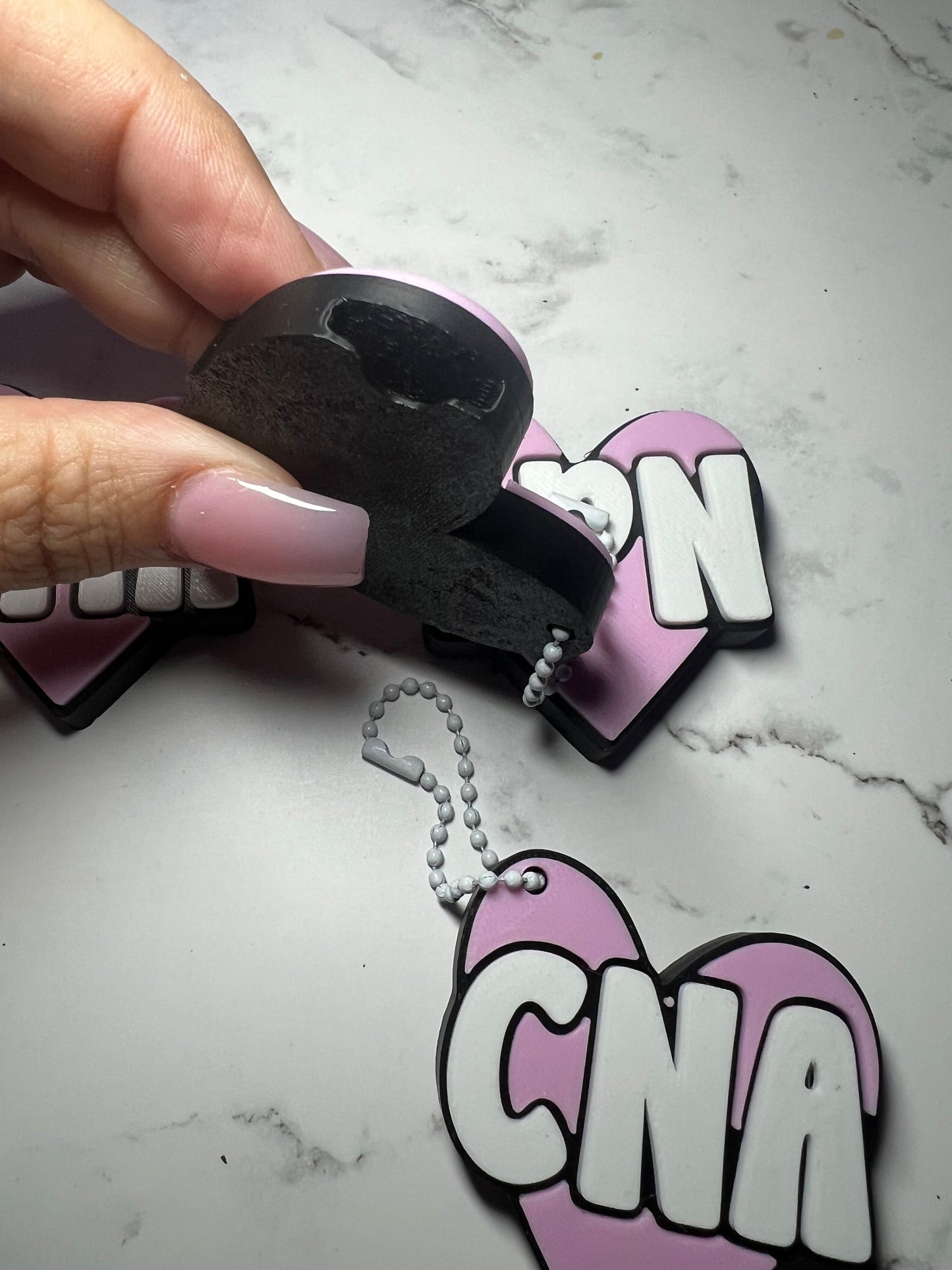 Heart Medical Abbreviation Can Popper Keychain