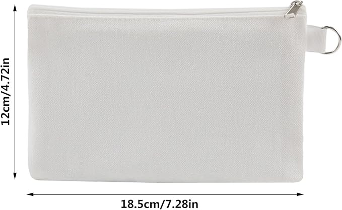 Neon Varsity Style Mascot Name, Sublimated Canvas Pouch, Cheer, Football, Basketball