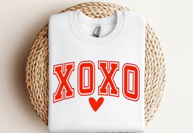 XOXO Red Varsity Tee 2.6.24