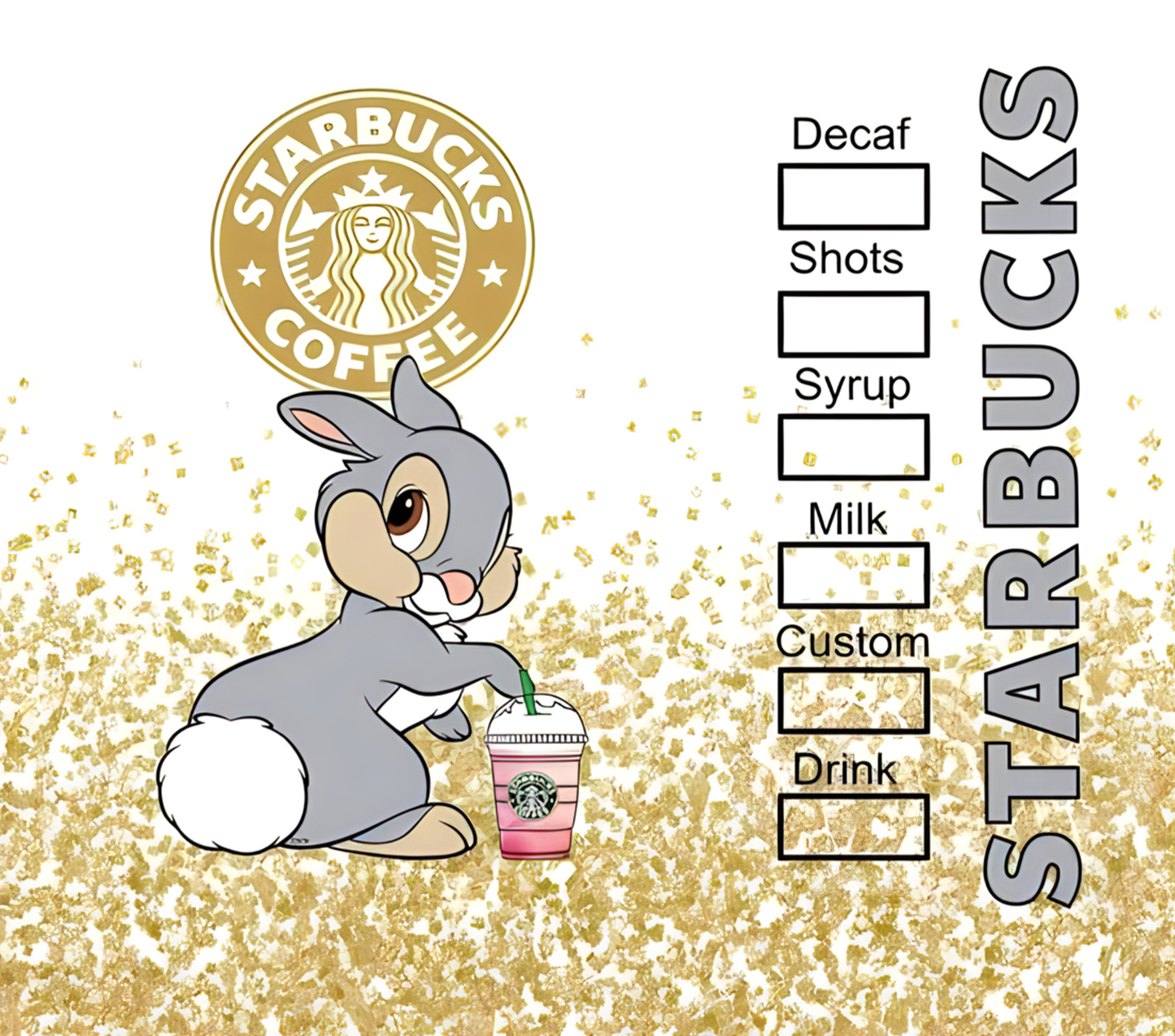 Starbies Inspo Character Tumbler