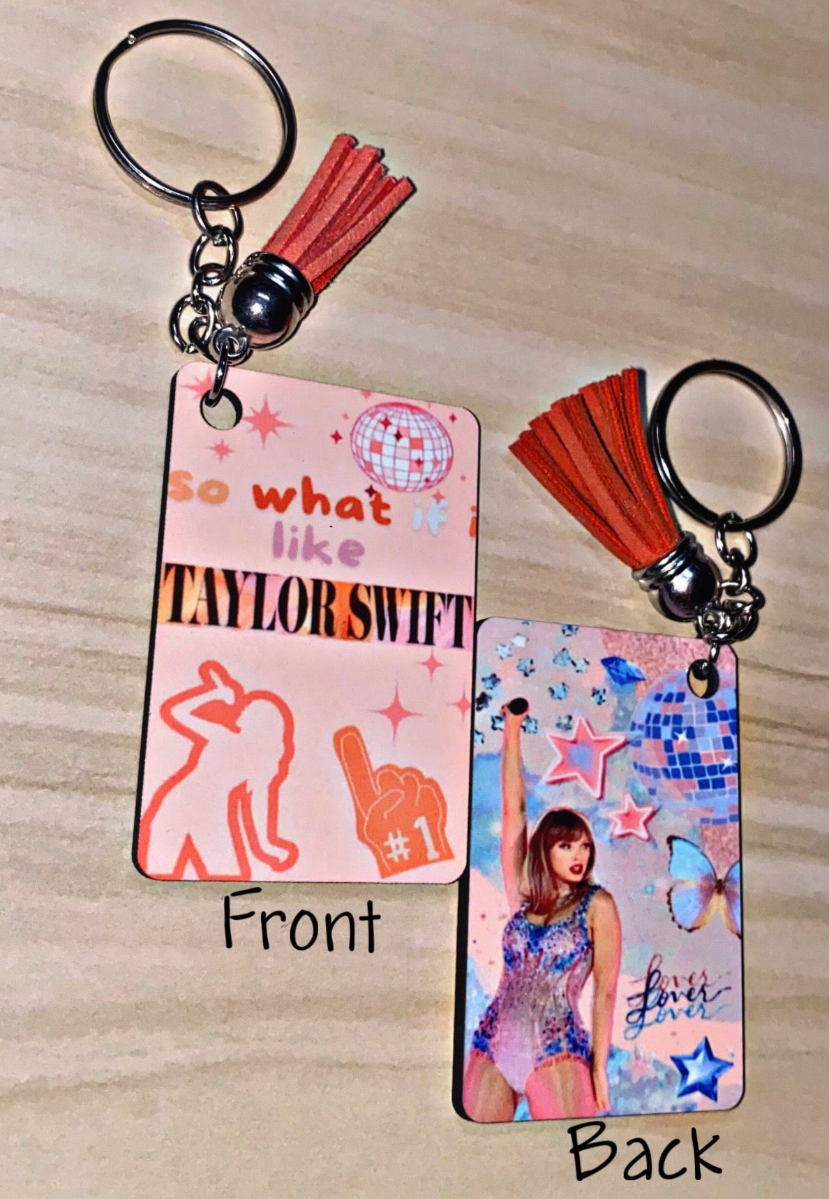 SwifTAY So What I like Taylor Swift Sublimated Funny Keychain