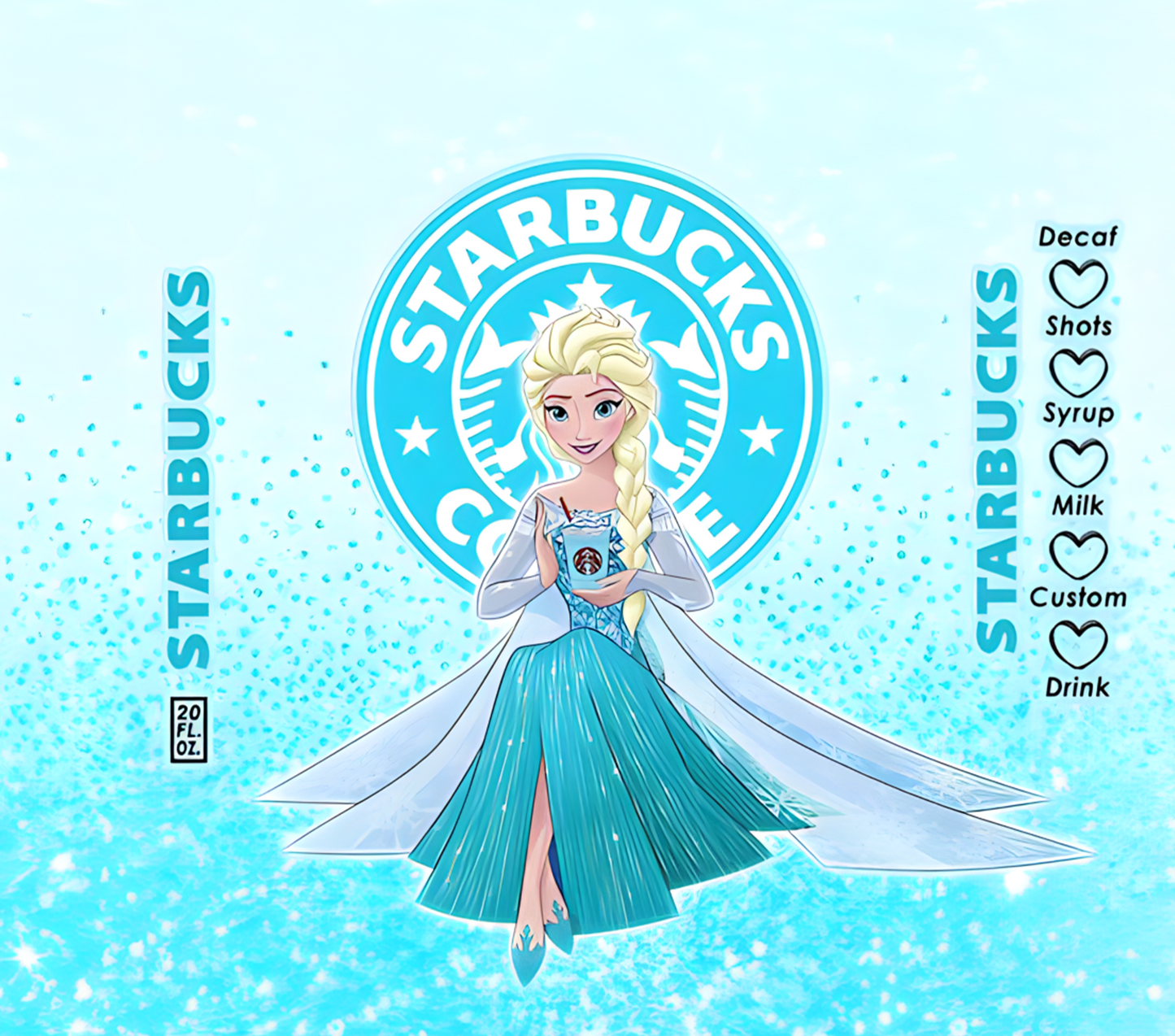 Starbies Inspo Character Tumbler