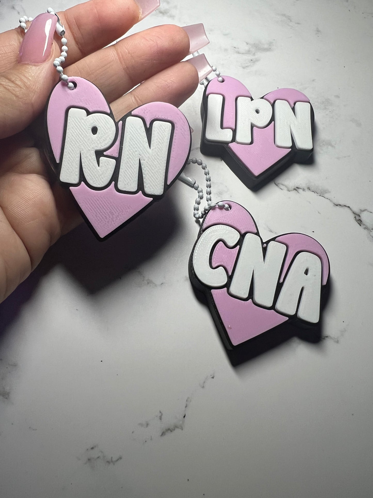 Heart Medical Abbreviation Can Popper Keychain