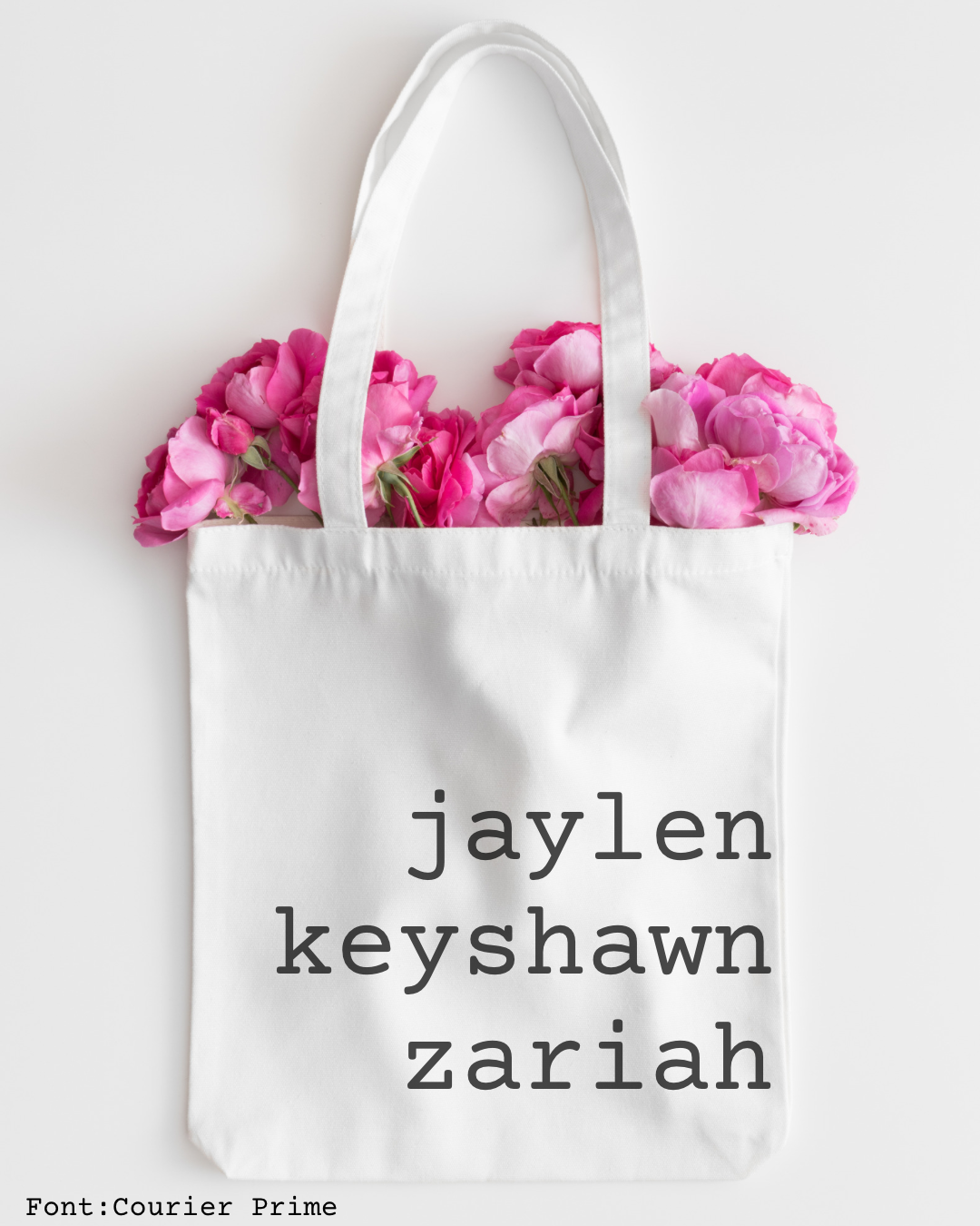 Personalized Name Tote