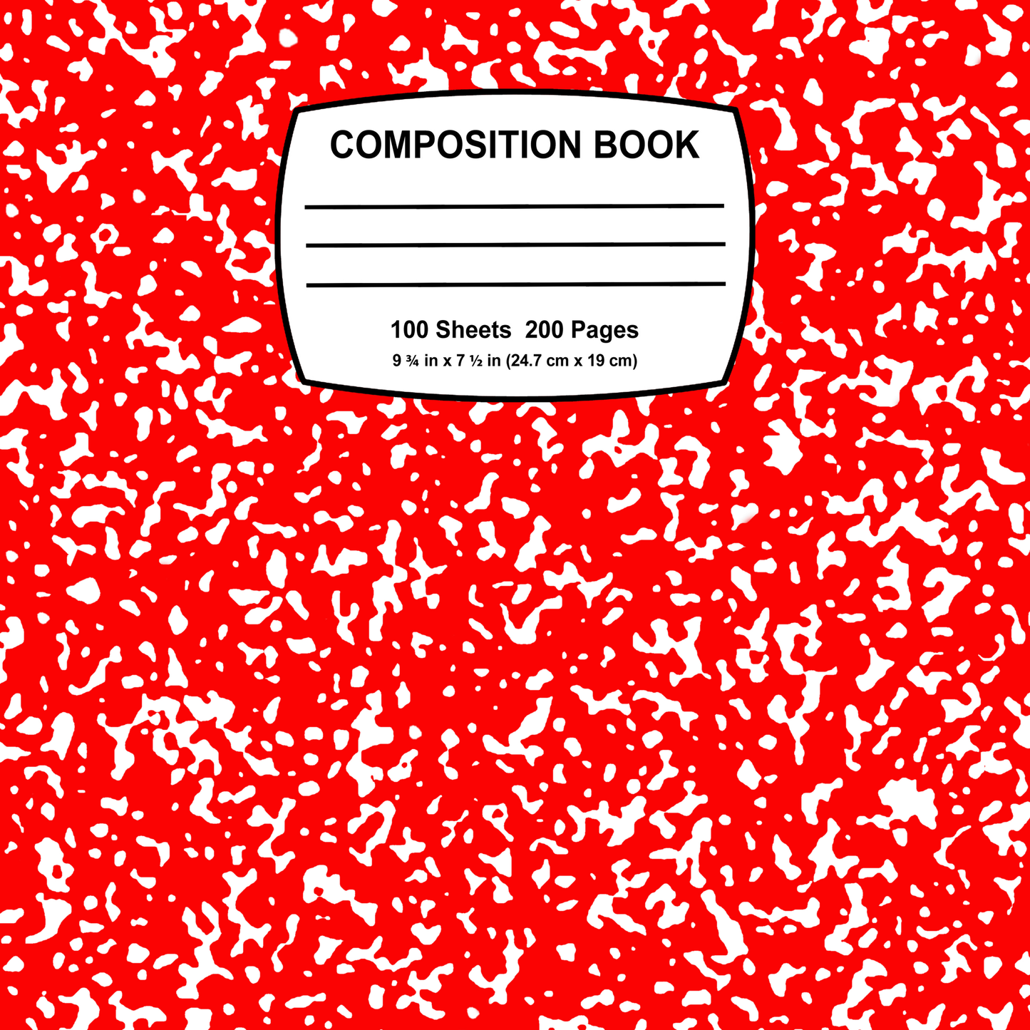 Personalized Teacher Composition Notbook 3x3 Flat Fridge Magnet, Locker Magnet