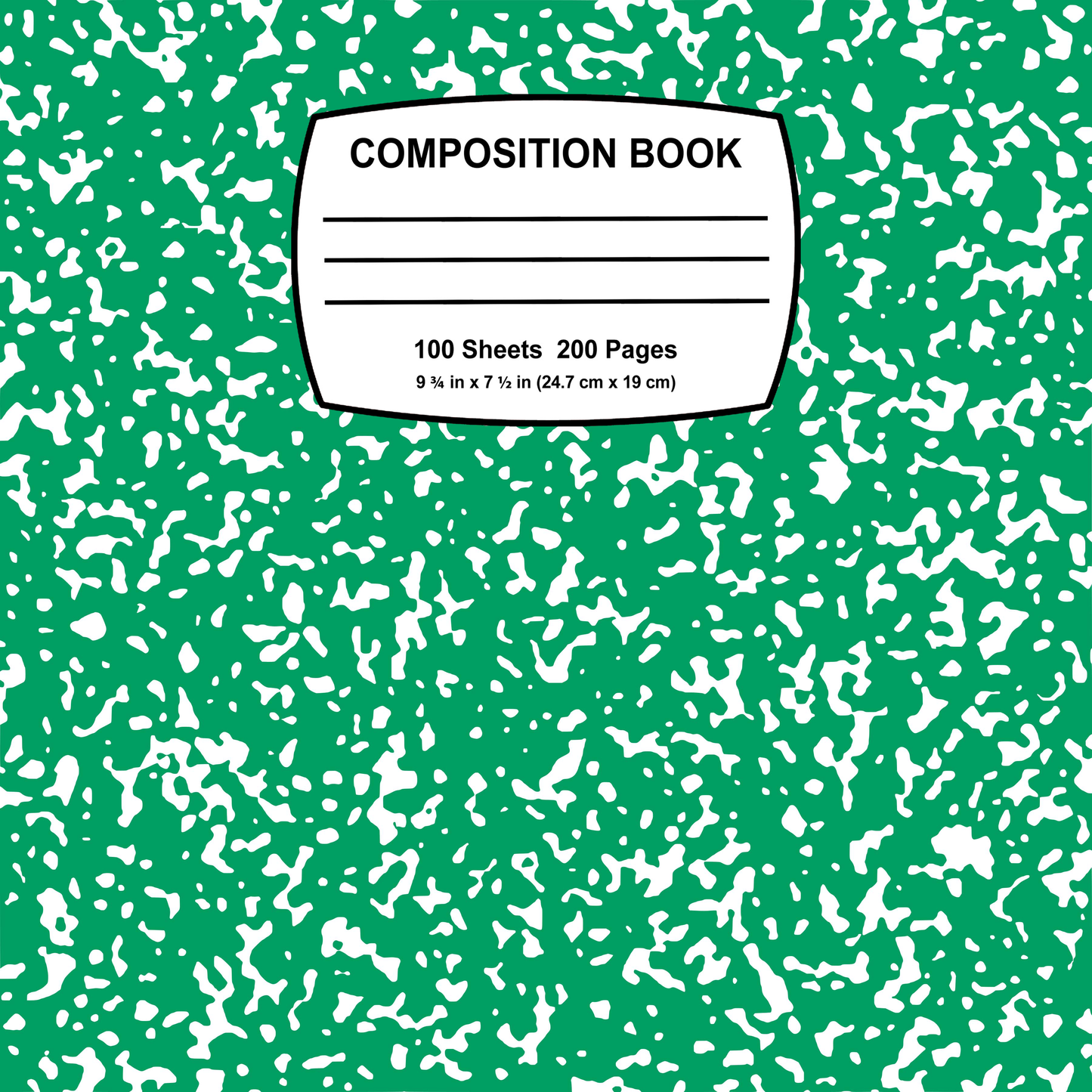 Personalized Teacher Composition Notbook 3x3 Flat Fridge Magnet, Locker Magnet