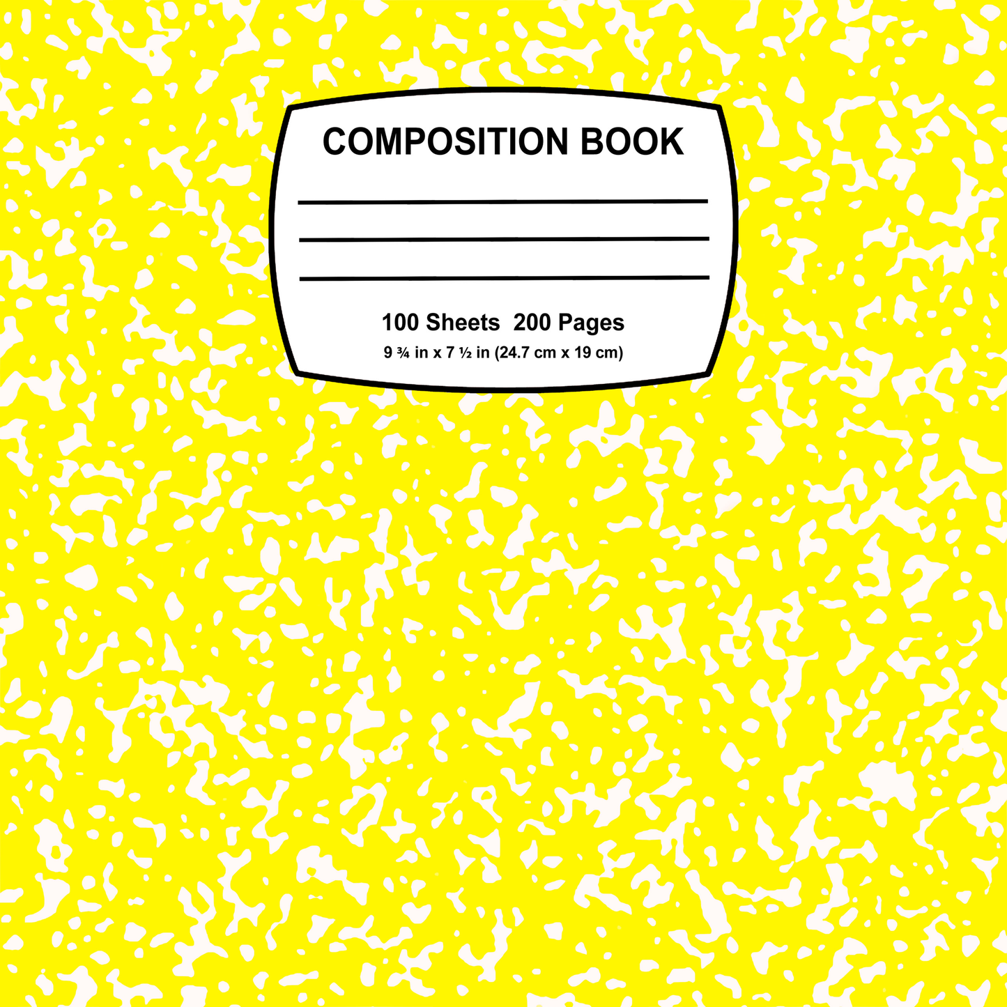 Personalized Teacher Composition Notbook 3x3 Flat Fridge Magnet, Locker Magnet