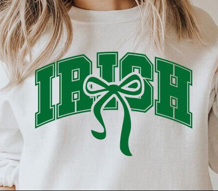 Irish Coquette Bow Tee (up to 5X)