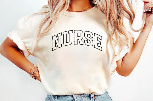 Nurse Varsity Tee (up to 5X) 5.6.25