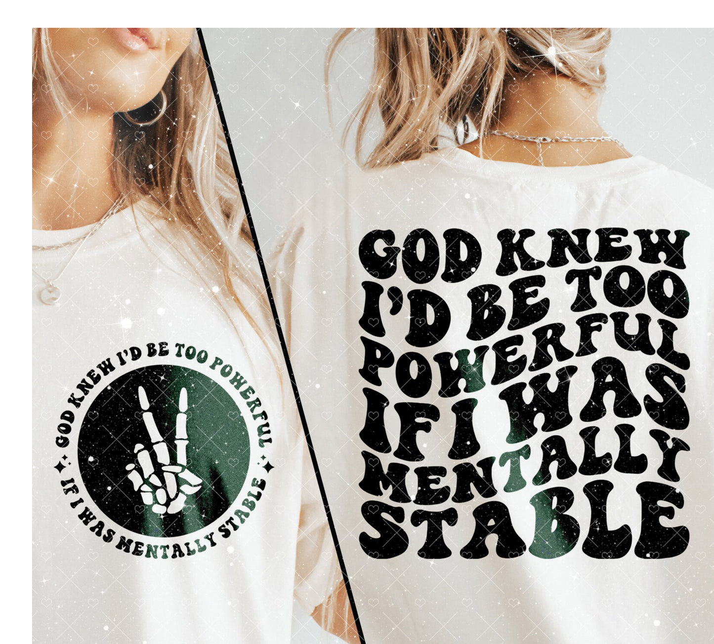 God Knew I Would Be Powerful Tee 1.19.24