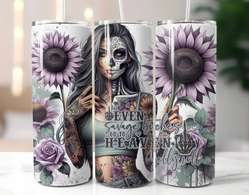 Tattoed Savage Tumbler