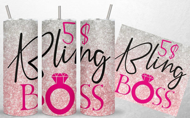 Bling Boss Bling Lady Tumbler