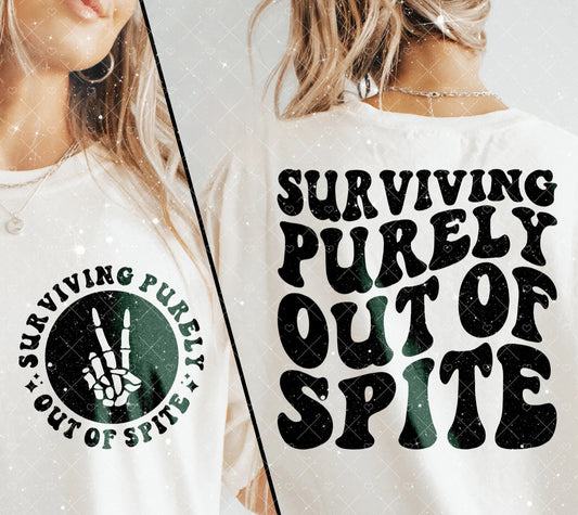 Surviving Out Of Spite Tee 1.17.24