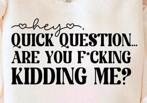 Hey! YFKM? Tee (up to 5X) 7.11.25