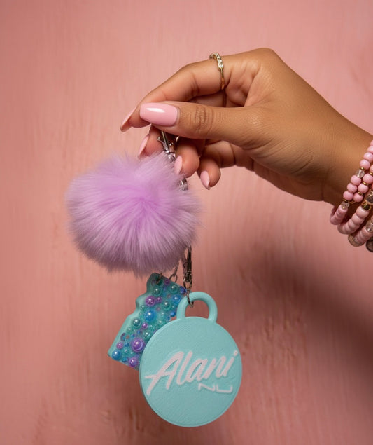 Mermazing Blingy Nail Saver Can Popper/Lid Combo Keychain