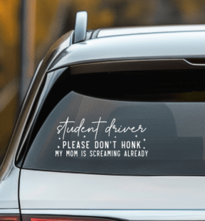 New Driver Car Decal Personalized