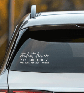 New Driver Car Decal Personalized