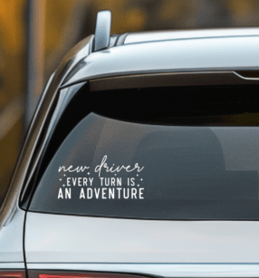New Driver Car Decal Personalized