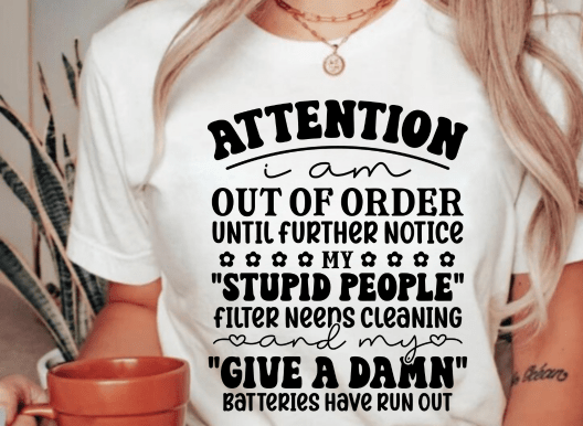 Out of Order Tee (up to 5X) 7.11.25