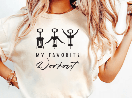 Corkscrew Workout Tee (up to 5X) 5.6.25
