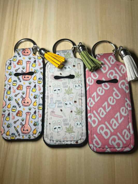 Chapstick/Lighter Holder Keychain 420