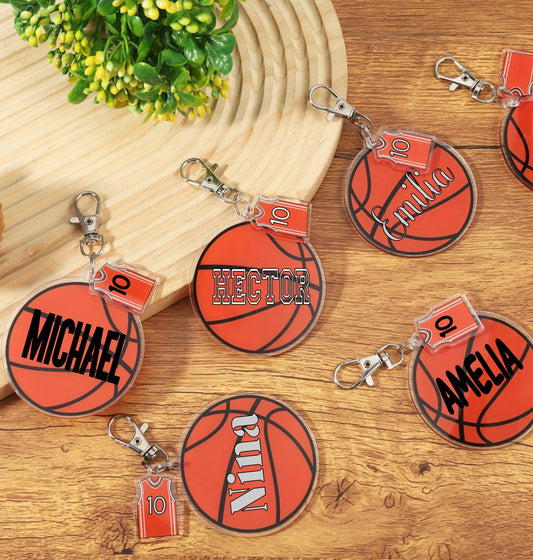 Limited Quantity* Personalized Basketball Keychain/Bag Tag