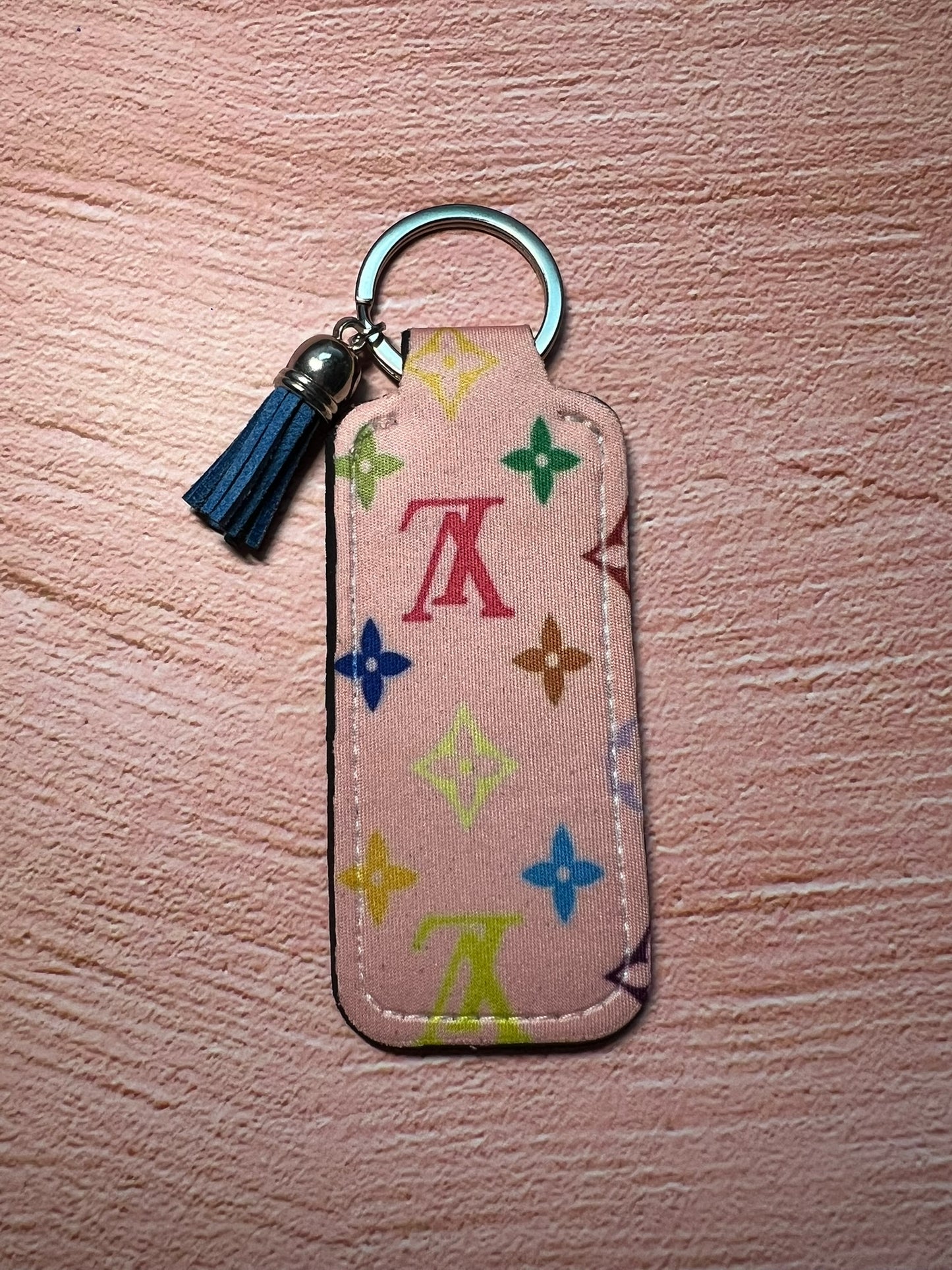 Limited Edition Designer Art Inspo Chapstick/Lighter Holder Keychain