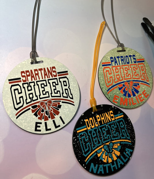 Cheer Team Personalized Tap Bag Smart Tag